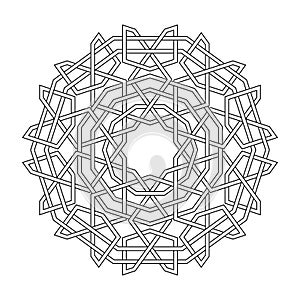 Islamic seamless vector mandala