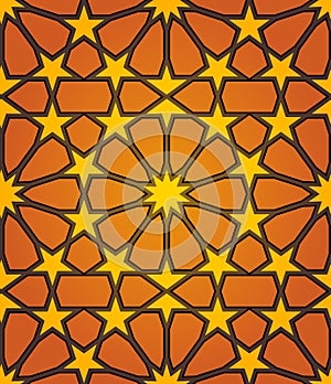 Islamic Star Seamless Pattern