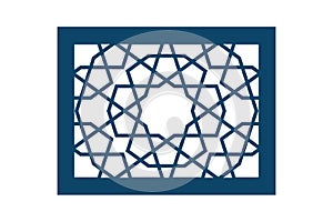 Islamic traditional pattern for decor Ramadan card