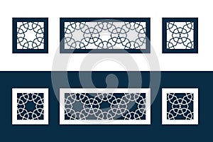 Islamic traditional pattern for decor Ramadan card