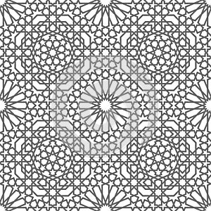 Islamic vector geometric ornaments based on traditional arabic art. Oriental seamless pattern. Turkish, Arabian tile