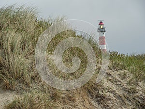 the island of Ameland in the dutch north sea