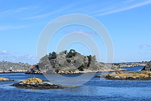 Island in the archipelago of Gothenburg, Sweden, Scandinavia, islands, ocean, nature