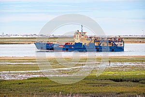 Island of Armona Ferry, Olhao, Portugal.