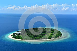 Island in Baa Atoll, Maldives photo