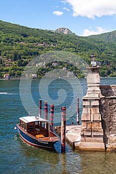 Island Bella Maggiore Lake, Stresa, Italy.