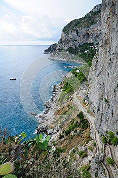 Island of Capri Coastline - Italy