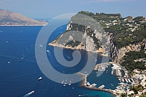 Island of Capri, Mediterranean Sea, Italy photo