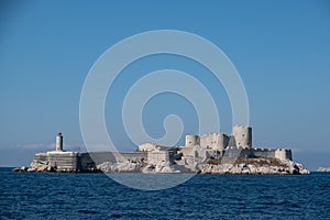 The island of Chateau d`If, Marseille , France