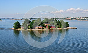 Island on the Coast of Helsinki, Finland