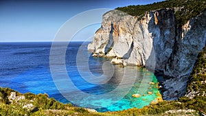 Island Coast, Limestone Cliffs, Paxi