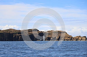 The island of Deitado, Pico, Azores photo