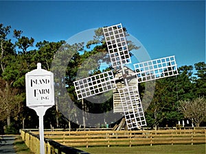 Island Farm Windmill in Manteo on Roanoke Island