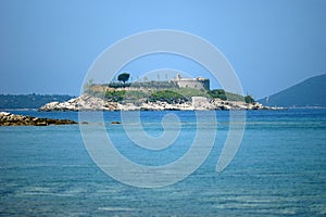 Island with fortress Mamula