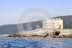 The island the fortress, Montenegro