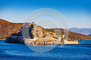 Island fortress of Spinalonga, Crete, Greece