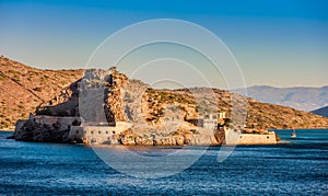 The island fortress of Spinalonga, Crete