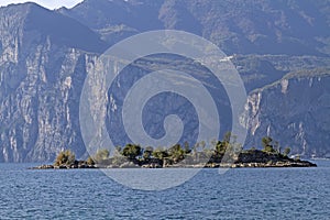 Island in front of Malcesine photo