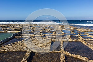 Island of Gozo, salt marshes