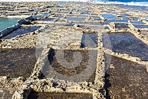 Island of Gozo, salt marshes