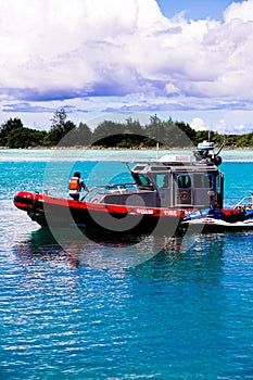 Island of Guam Fire Rescue boat