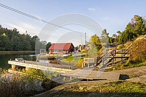 The island Harstena in Sweden