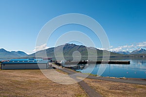 Island of Hrisey in Iceland