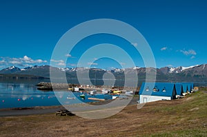 Island of Hrisey in Iceland