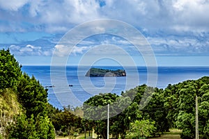 Island IlhÃ©u de Vila Franca, SÃ£o Miguel Island, Azores, AÃ§ores, Portugal, Europe