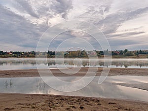 Island on the Irtysh river in the Omsk region