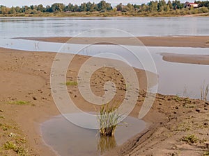 Island on the Irtysh river in the Omsk region