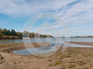 Island on the Irtysh river in the Omsk region