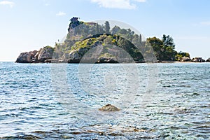 Island Isola Bella near Taormina resort, Sicily