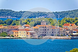 Island of Krapanj waterfront view