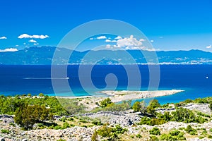 Island of Krk, beautiful Adriatic coastline. Kvarner bay, Croatia, Europe