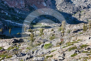 Mountain Lake Scenery in Desolation Wilderness, Northern California