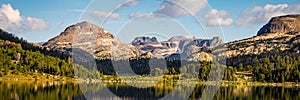 Island Lake near Beartooth Pass in Montana photo