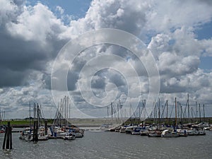 The island of langeoog in the german north sea