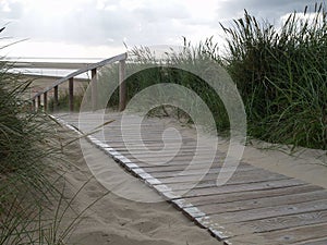 The island of langeoog in the german north sea