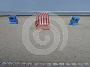 The island of langeoog in the german north sea