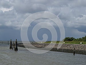 The island of langeoog in the german north sea