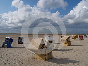 The island of langeoog in the german north sea