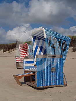 The island of langeoog in the german north sea