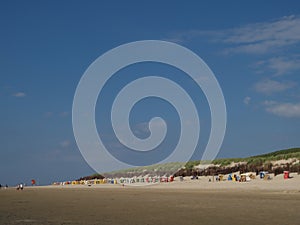 The island of langeoog in the german north sea