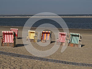 The island of langeoog in the german north sea