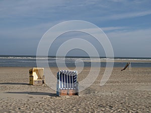 The island of langeoog in the german north sea