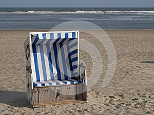 The island of langeoog in the german north sea