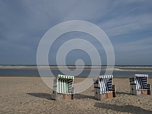 The island of langeoog in the german north sea