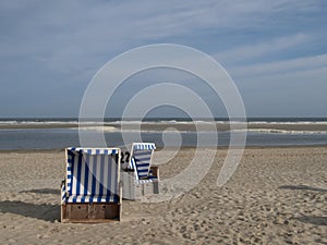 The island of langeoog in the german north sea