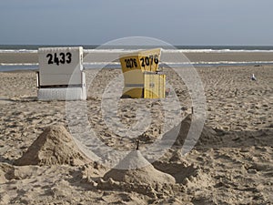 The island of langeoog in the german north sea